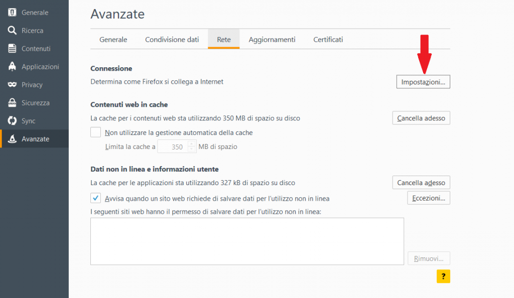 Configurazione Proxy su Mozilla Firefox - Parte 1