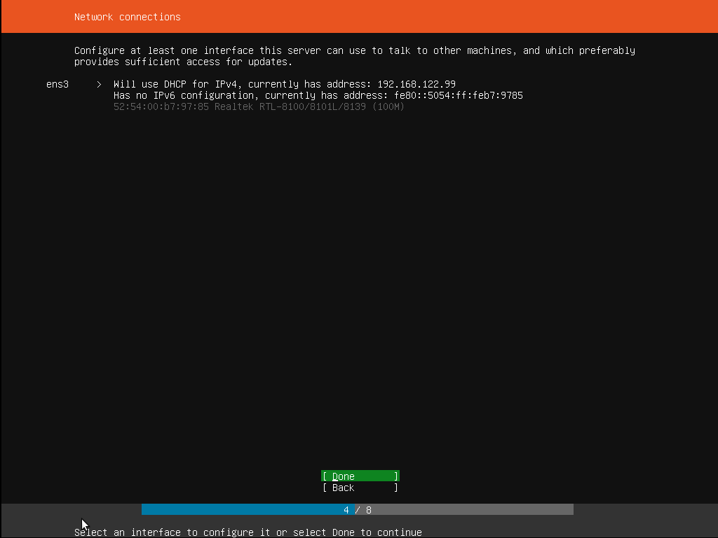 Ubuntu configurazione rete