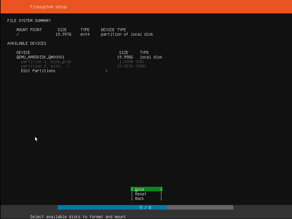 Ubuntu partizioni