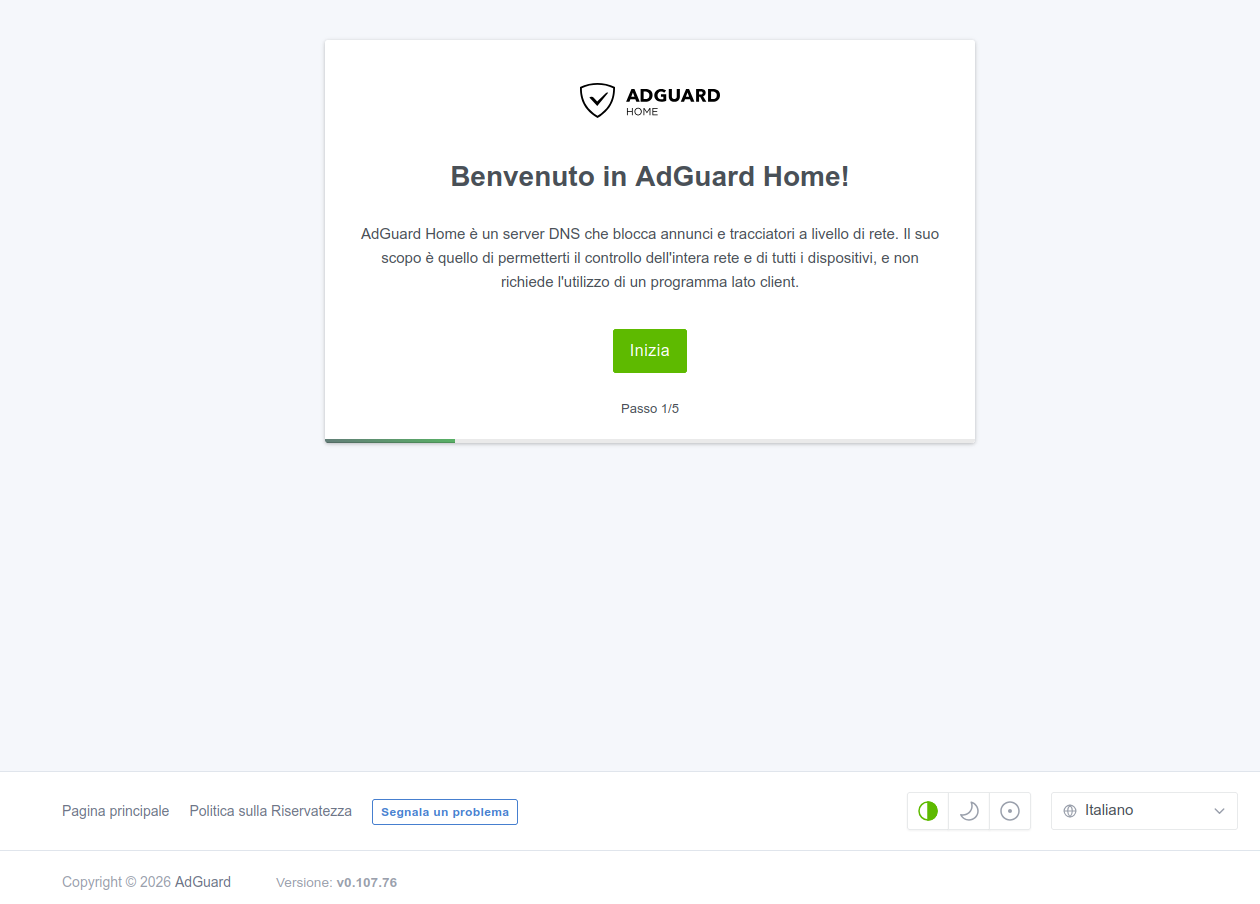 AdGuard Home - Configurazione - 1