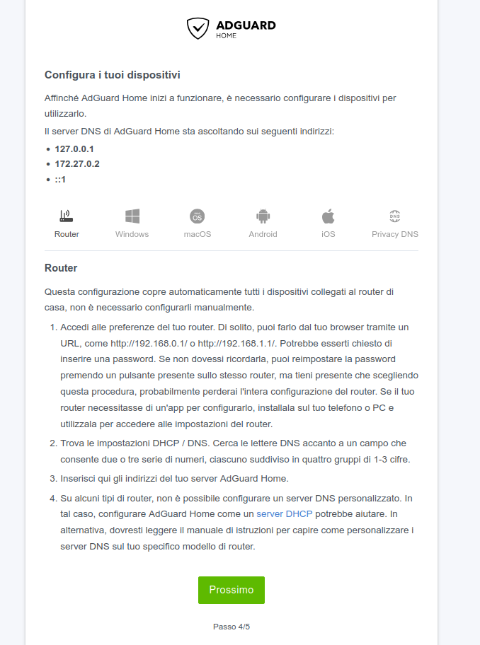 AdGuard Home - Configurazione - 4